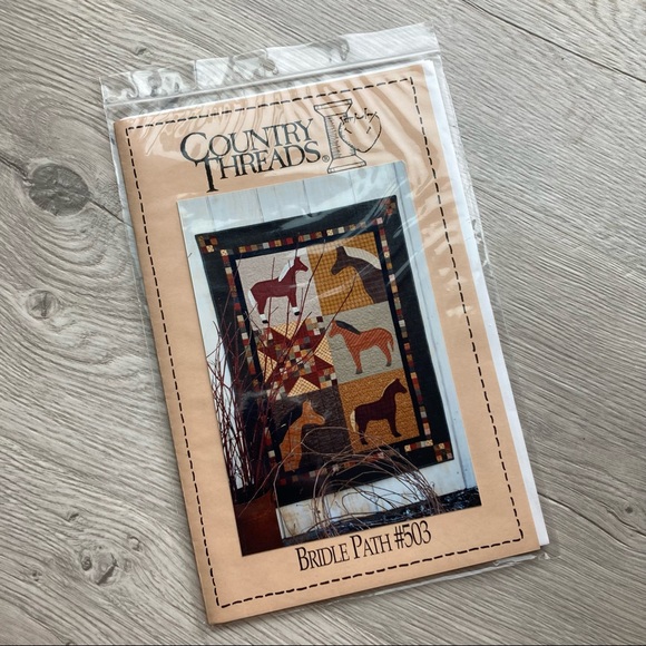 Quilt Pattern - Country Threads Bridle Path - Horse Throw or Wall Hanging - Picture 9 of 9